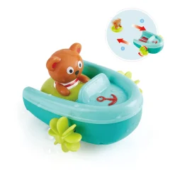 Hape Badspeelgoed Pullback Boot met Beer