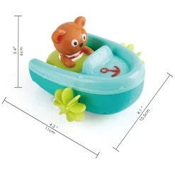 Hape Badspeelgoed Pullback Boot met Beer