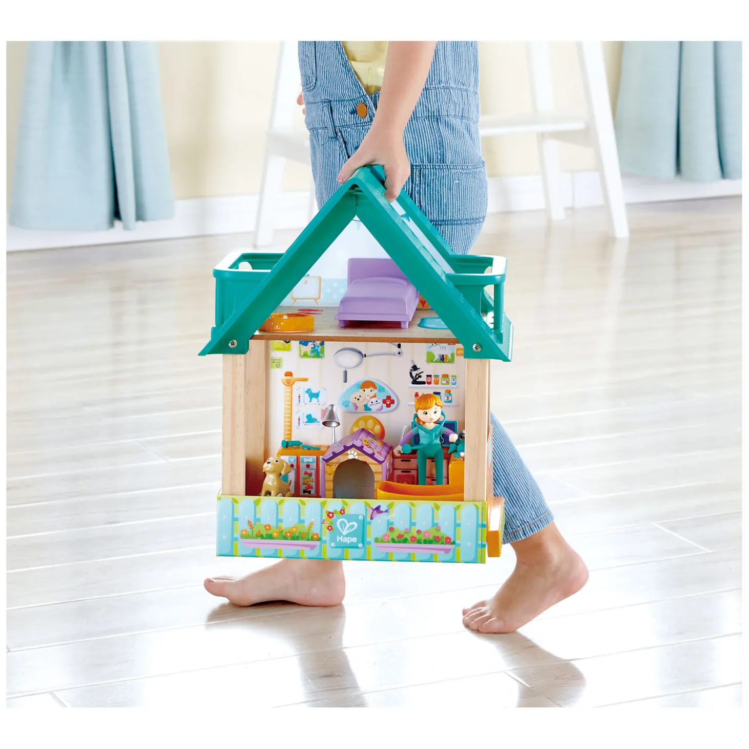 Hape Furry Vriend Dierenartspraktijk Speelset