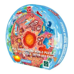 Hape Ondergrondse Wereld Puzzel met Licht - 36st.
