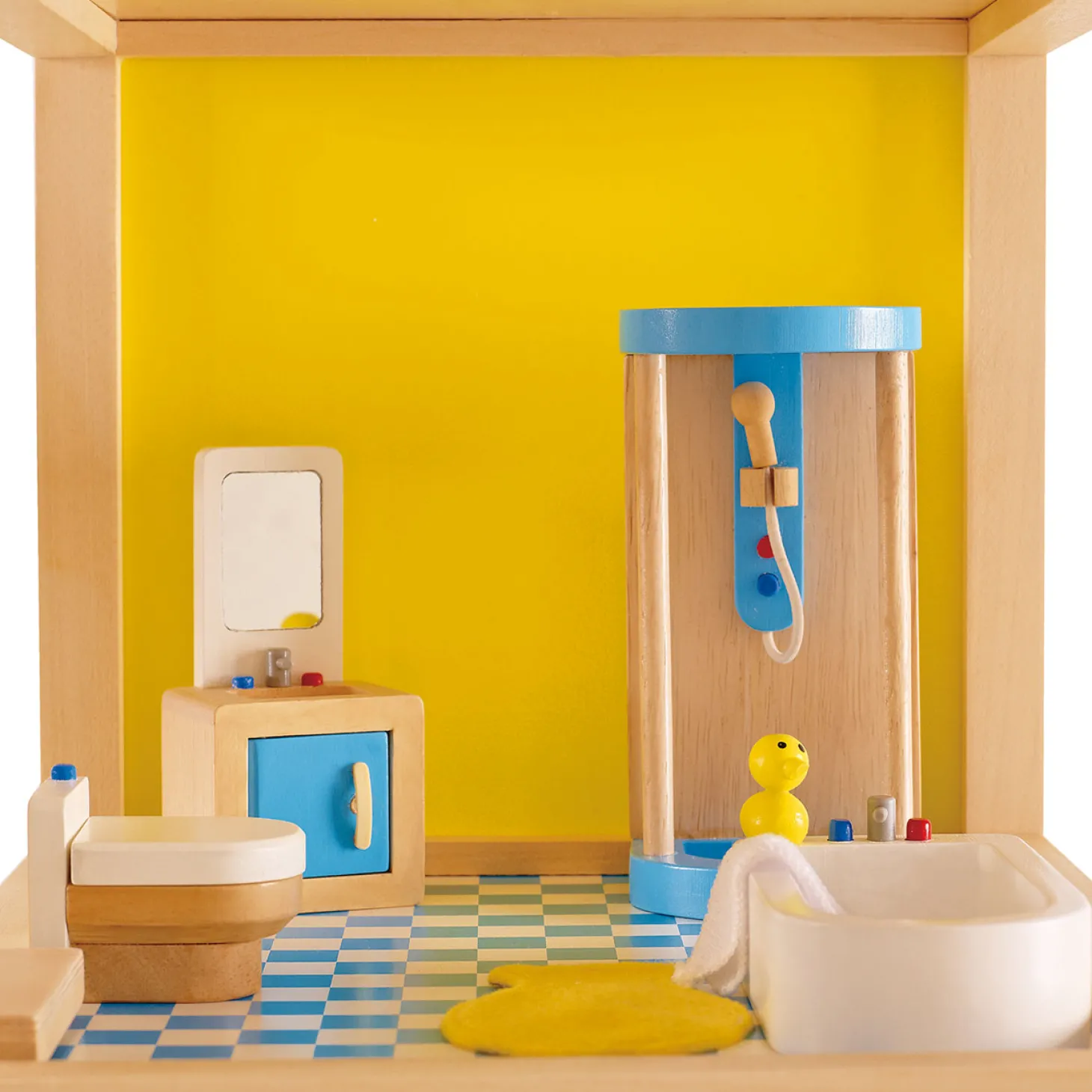 Hape Poppenhuis Badkamer
