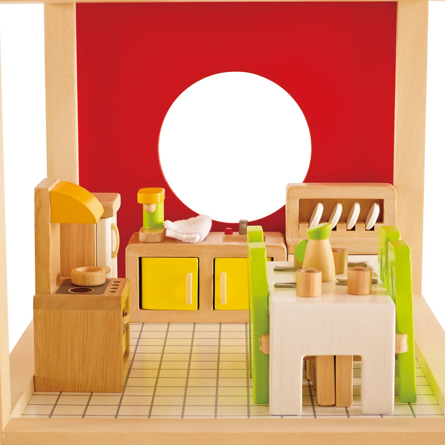 Hape Poppenhuis Eetkamer