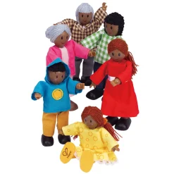 Hape Poppenhuis Familie Afrikaans