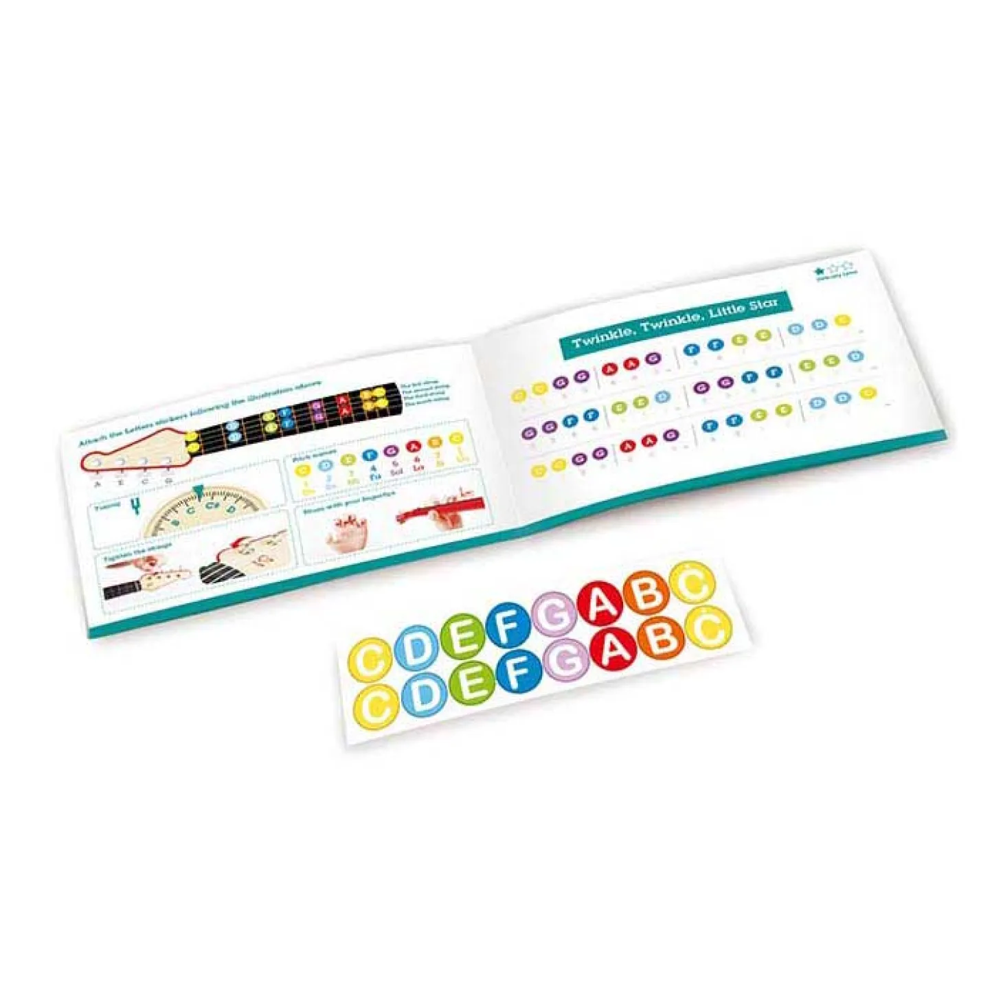 Hape Ukelele met Lichtjes - Blauw