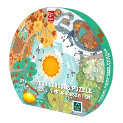 Hape Vier Seizoenen Puzzel met Licht - 16st.
