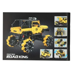 Happy Build Bestuurbare RC Bouwsteentjes Set Pickup Truck - 1490dlg.