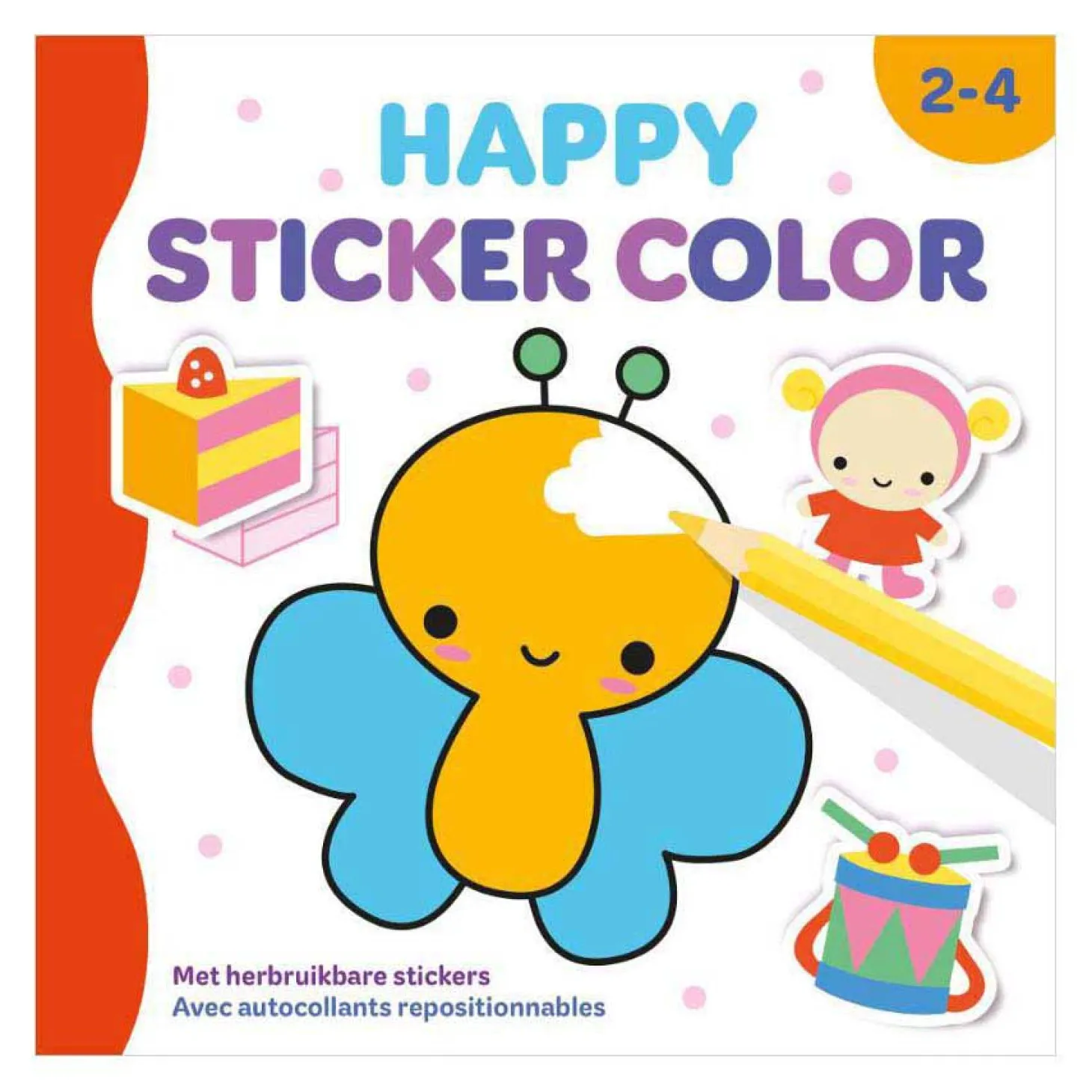 Happy Sticker Color - 2-4 jaar