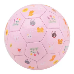 Happy World Kunstlederen Speelbal Roze, 14cm