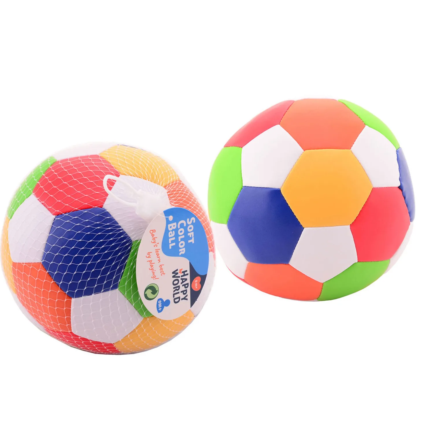 Happy World Zachte Bal, 15cm