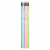 HB Driehoekige Potlood met Gum Pastel, 4st.