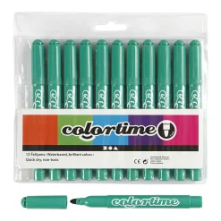 Helder groene Jumbo Stiften, 12st.