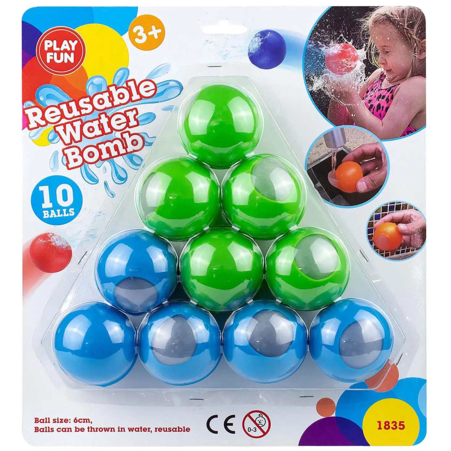 Herbruikbare Waterballen, 10st.