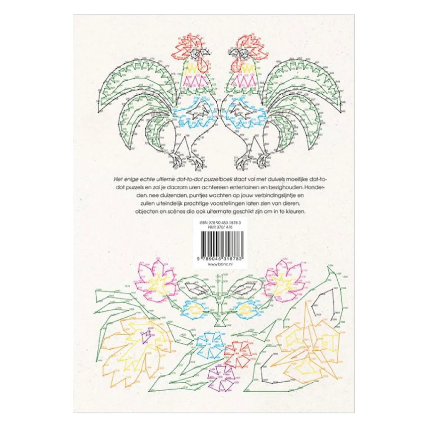 Het Enige Echte Ultieme Dot To Dot Puzzelboek Volwassenen