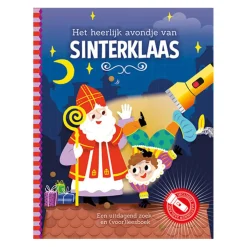 Het heerlijk avondje van Sinterklaas + kartonnen zaklamp