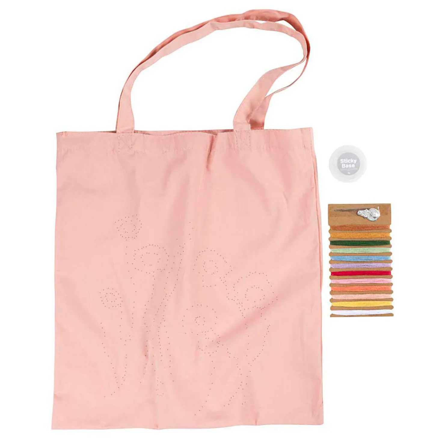 Hobbyset Borduurwerk Draagtas Lichtroze