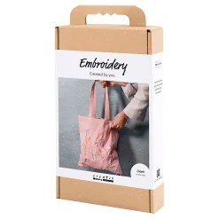Hobbyset Borduurwerk Draagtas Lichtroze