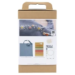 Hobbyset Borduurwerk Pigeon Blue Draagtas