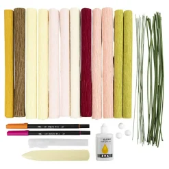 Hobbyset Crepepapier Bloemen Boeket