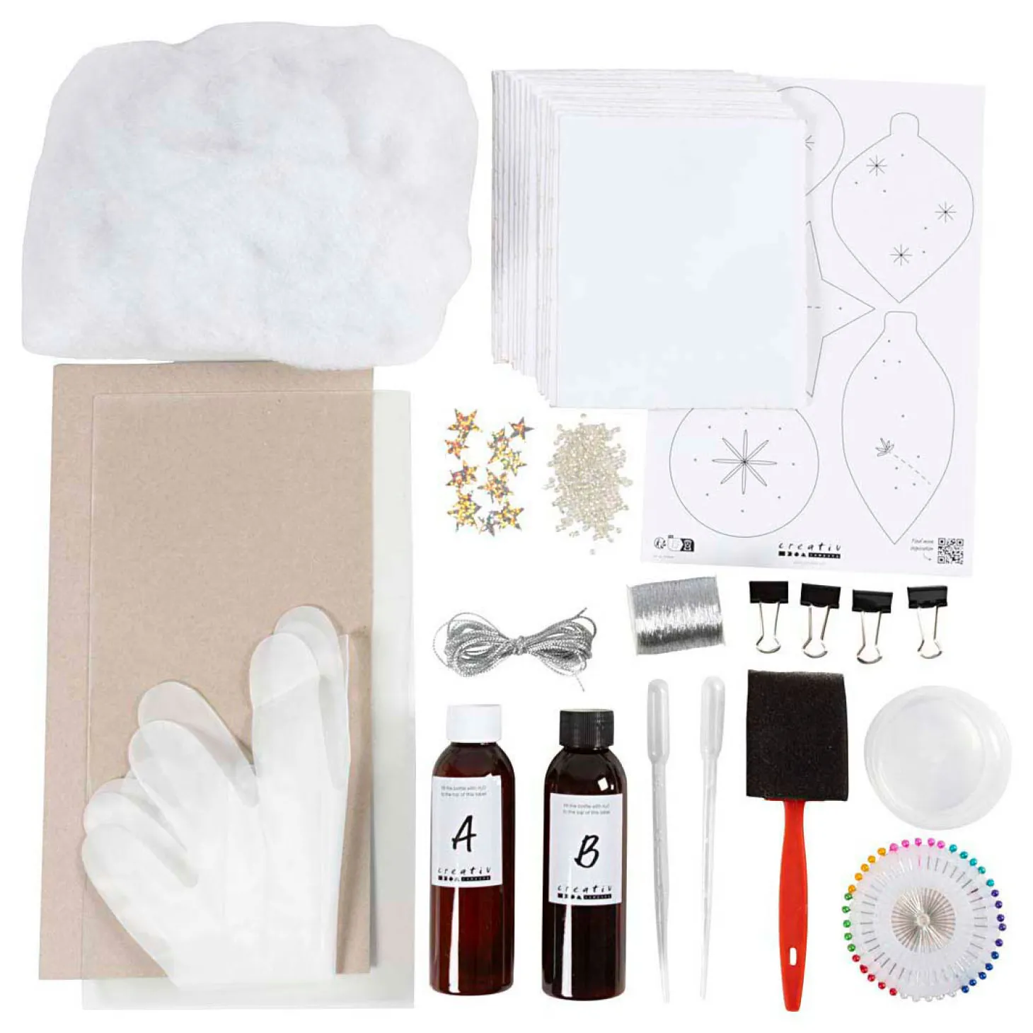 Hobbyset Cyanotypie Kerstdecoraties met Cyanotypie Blauw