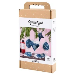 Hobbyset Cyanotypie Kerstdecoraties met Cyanotypie Blauw
