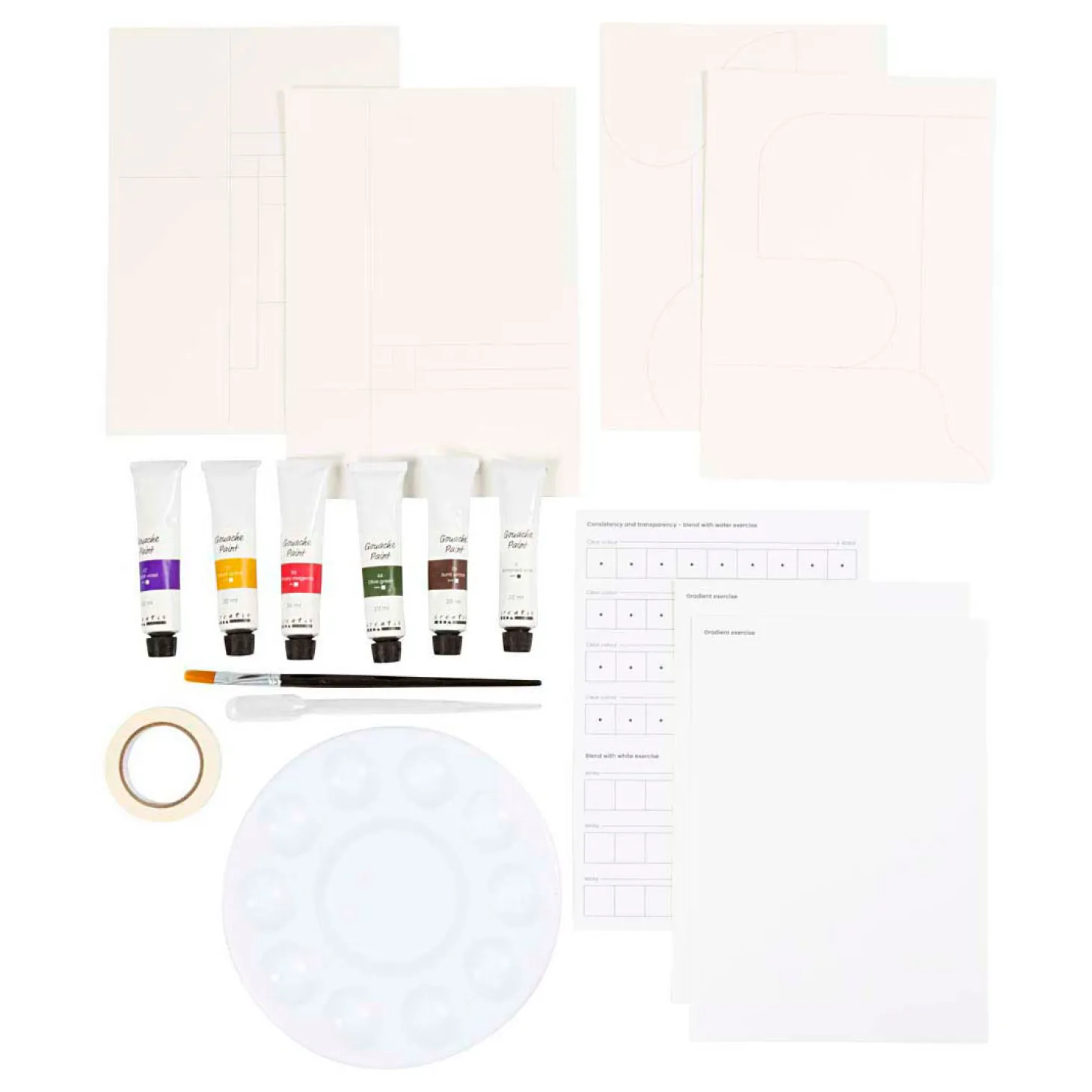 Hobbyset Gouache Schilderijen