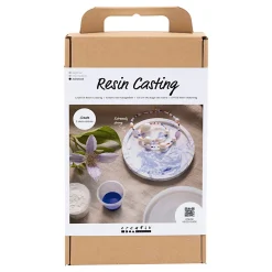 Hobbyset Hars Gieten Rond Dienblad Marmereffect