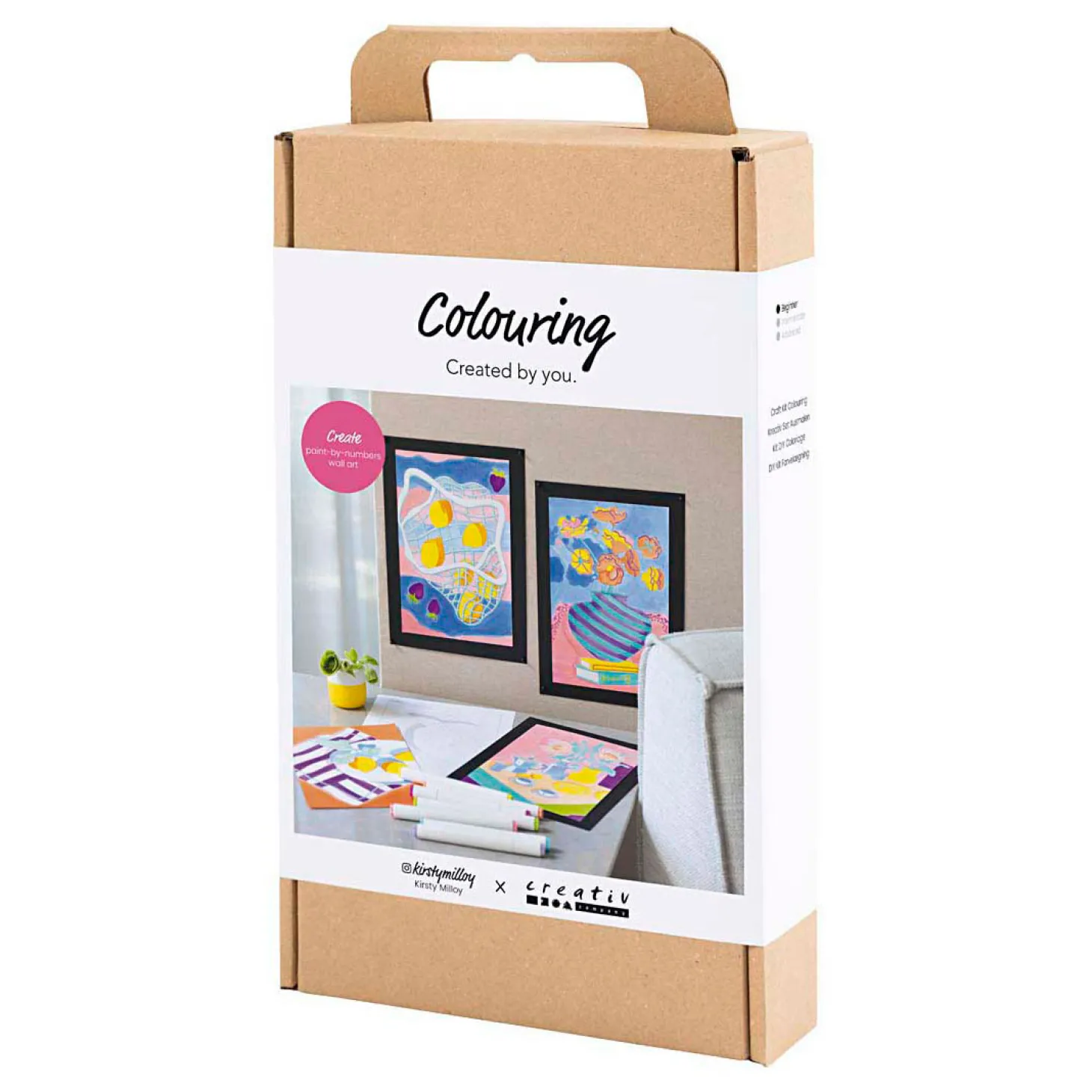 Hobbyset Kleuren Schilderen Volgens Cijfers Markeerstiften