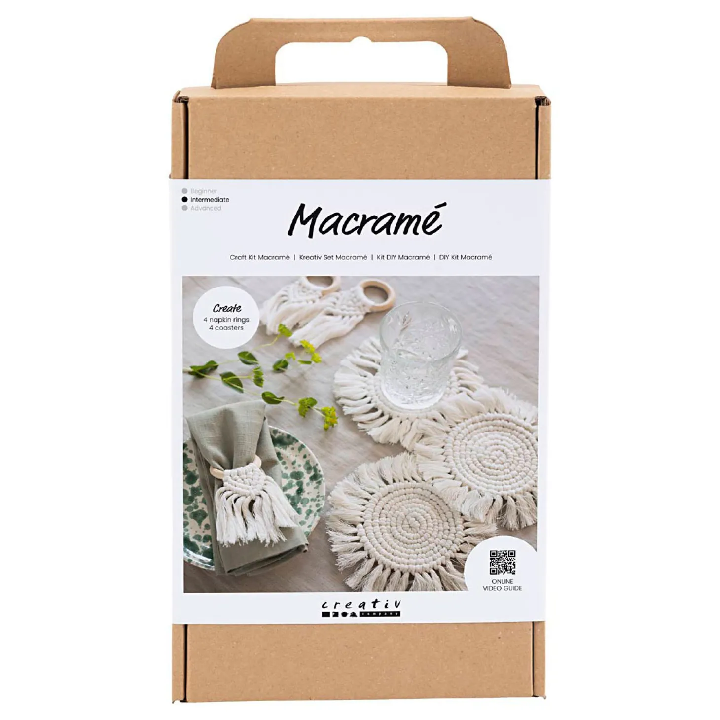 Hobbyset Macrame Tafeldecoratie Off-white