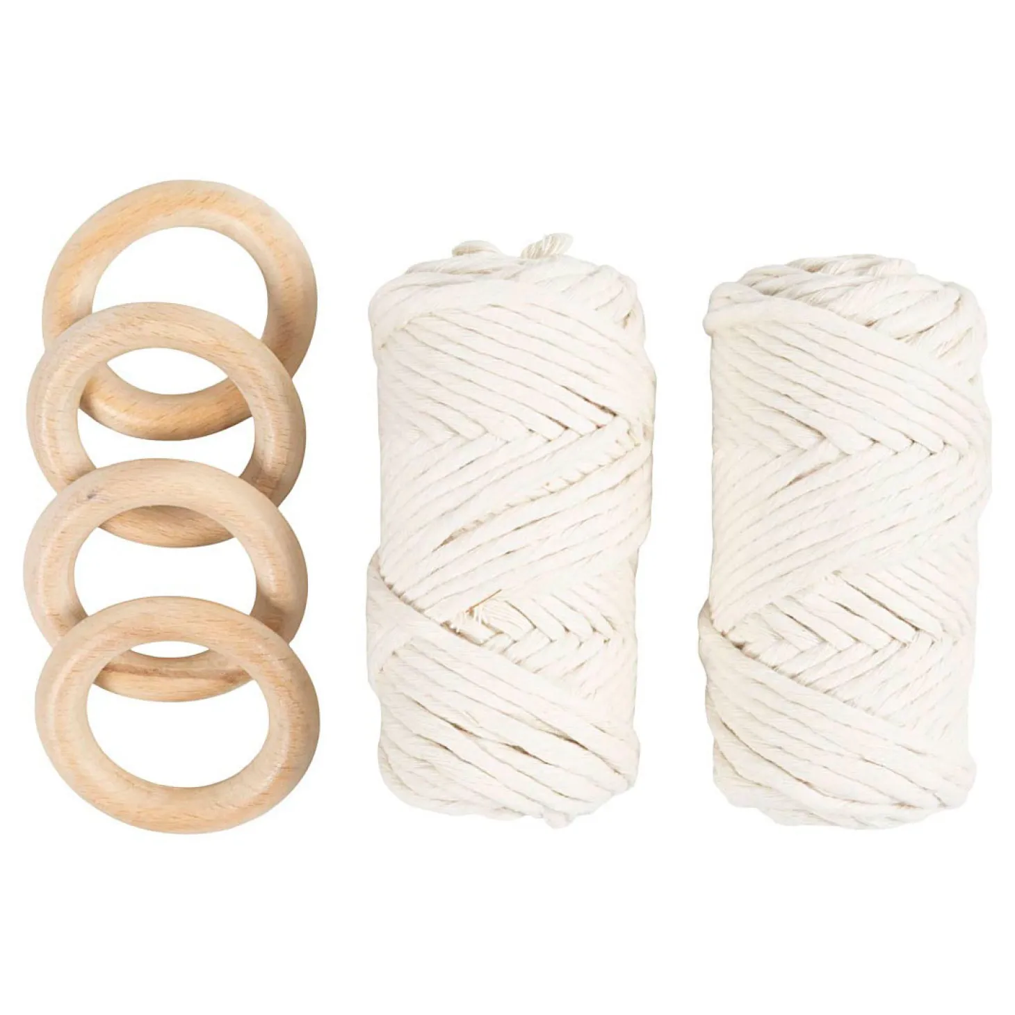Hobbyset Macrame Tafeldecoratie Off-white