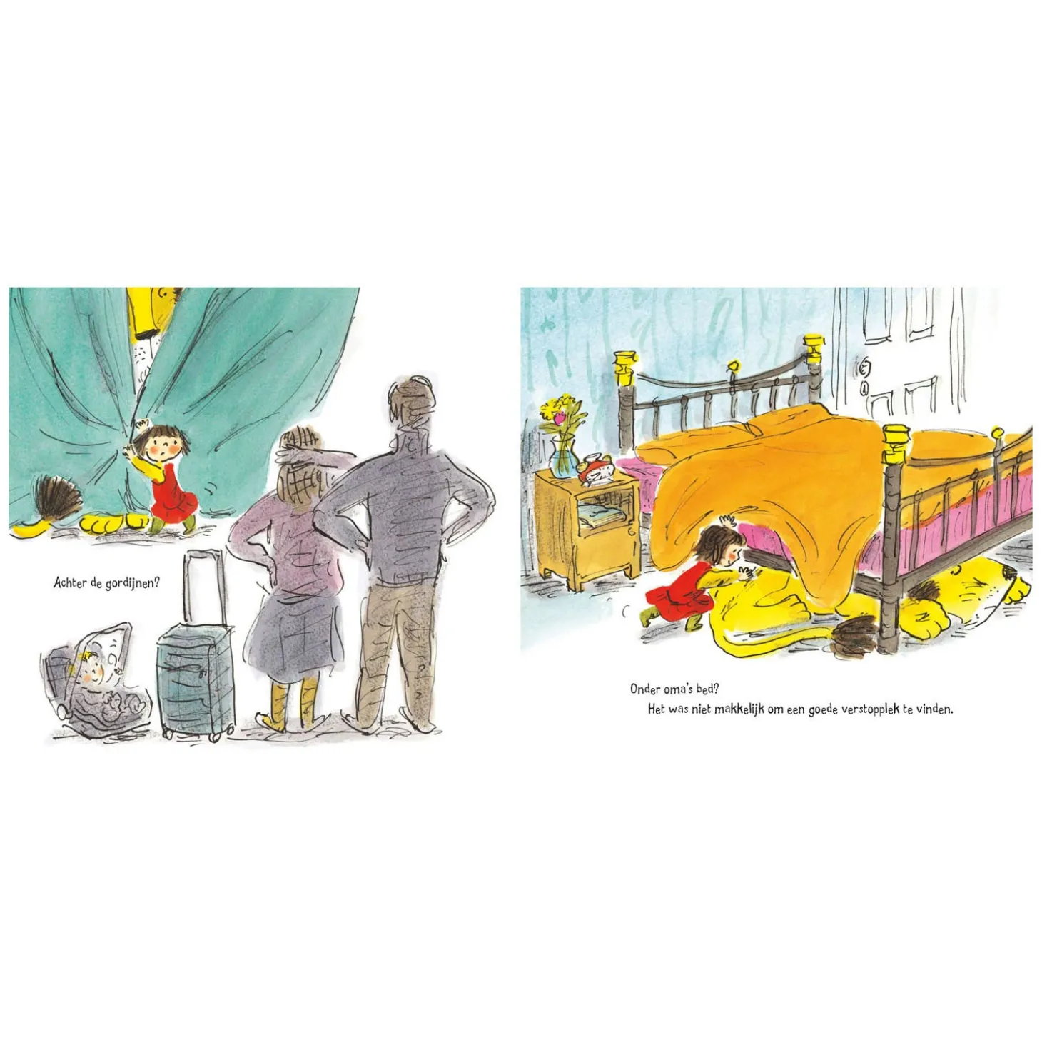 Hoe verstop je een leeuw voor oma?