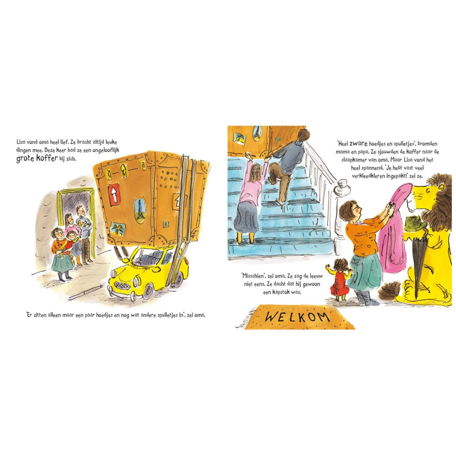 Hoe verstop je een leeuw voor oma?