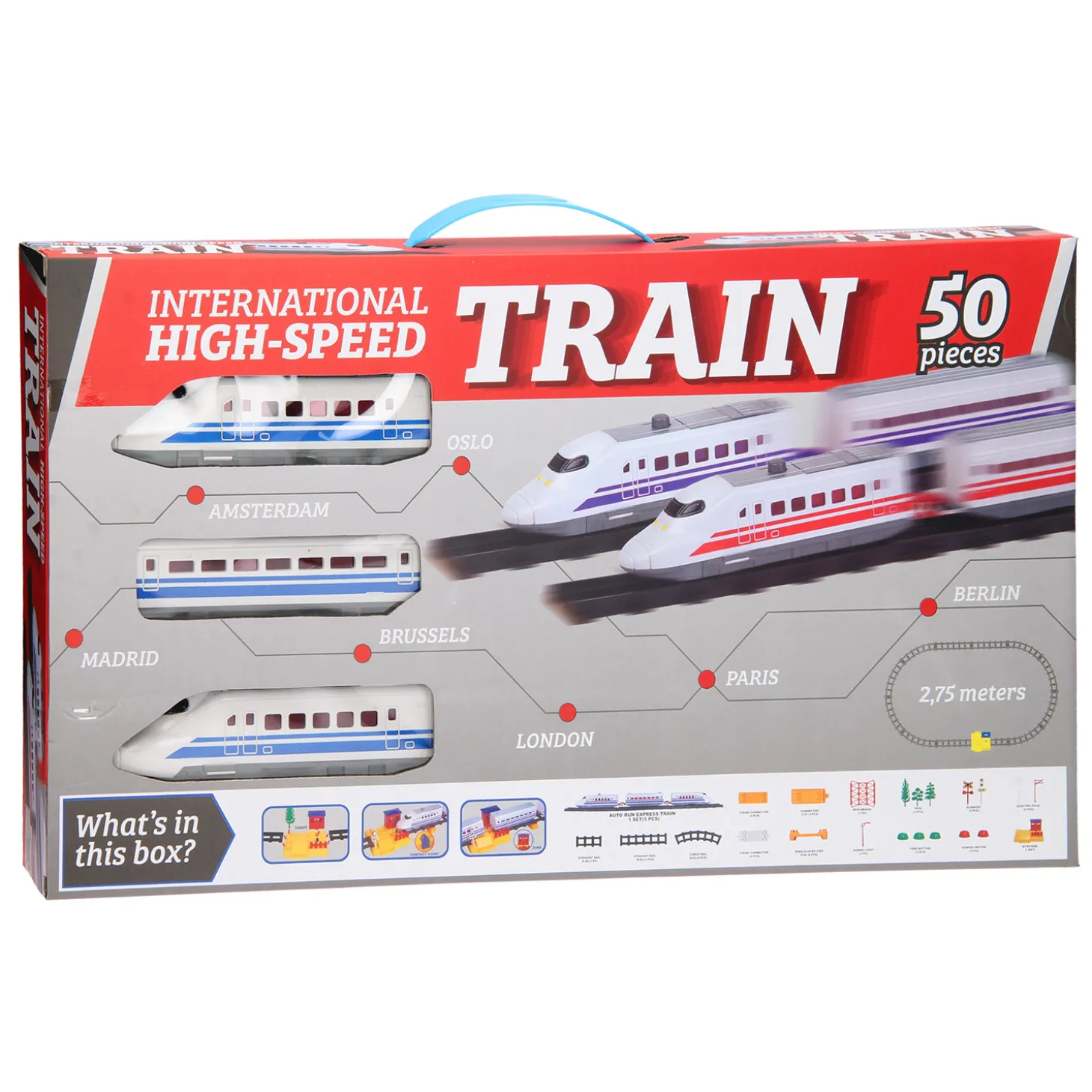 Hogesnelheidstrein Set, 50dlg.