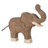 Holztiger Houten Olifant Slurf Omhoog