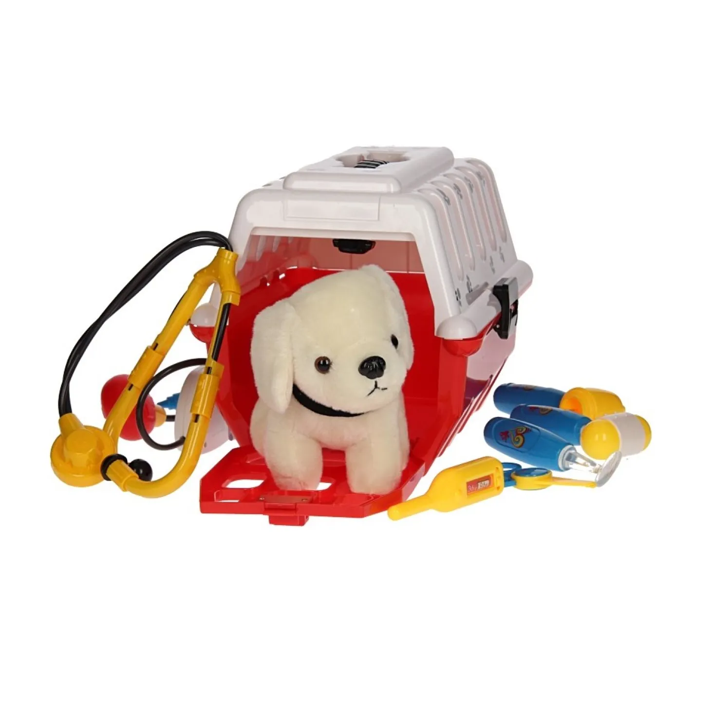 Hond in Reismand Dierenarts Speelset