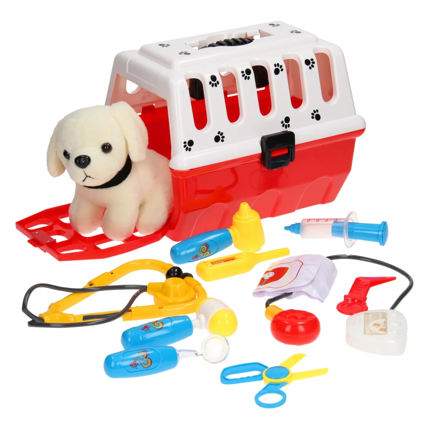 Hond in Reismand Dierenarts Speelset