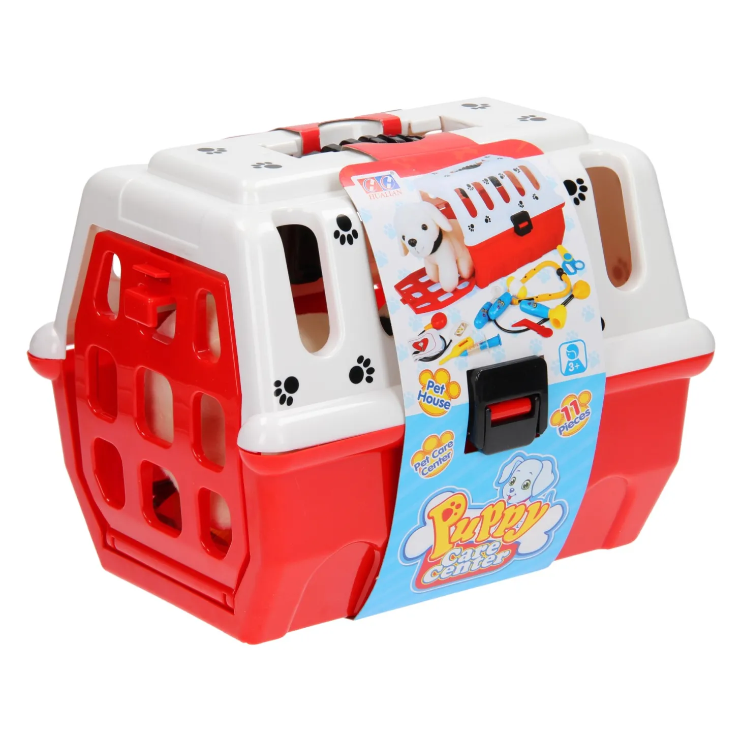 Hond in Reismand Dierenarts Speelset