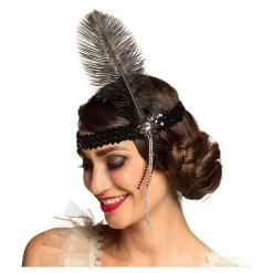 Hoofdband Flapper Zwart