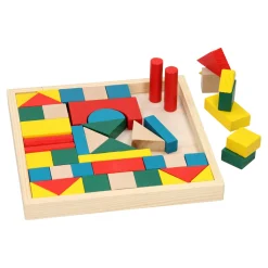 Houten Bouwblokken, 48dlg.