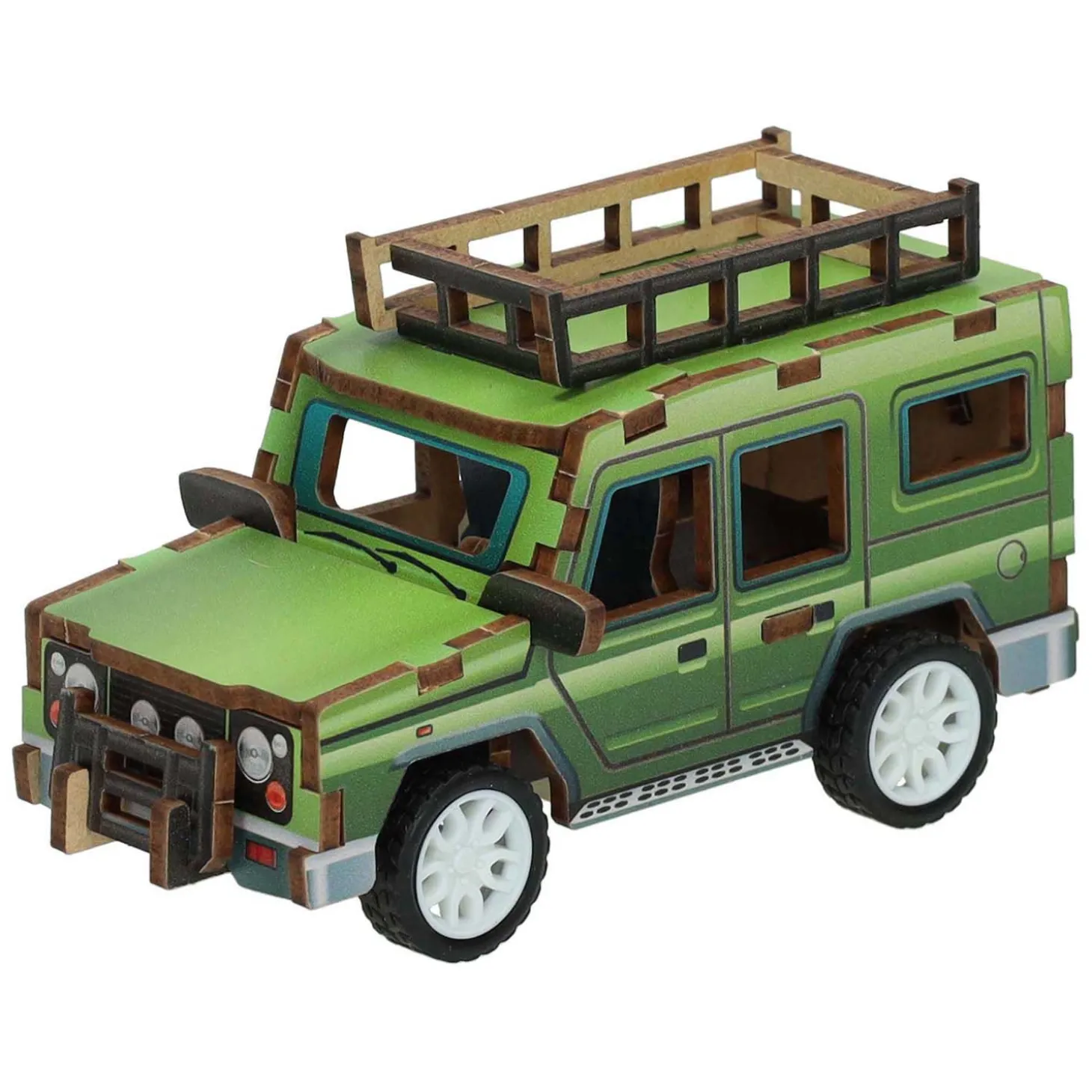 Houten Bouwpakket 3D Safariwagen