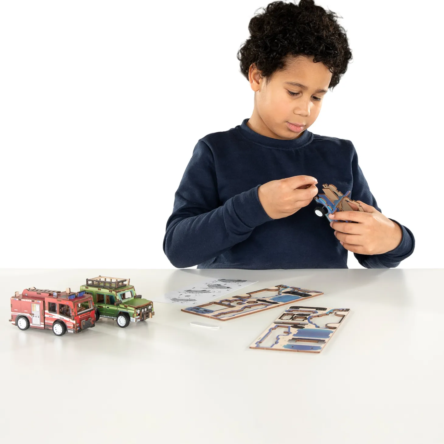 Houten Bouwpakket 3D Safariwagen