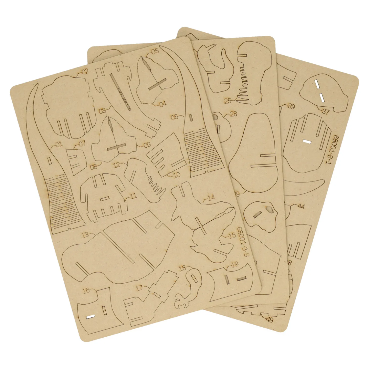 Houten Bouwpakket Dino 3D T-rex