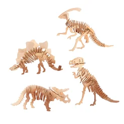 Houten Bouwpakket Dinosaurus 3D