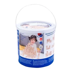 Houten Bouwplankjes Naturel, 84st.