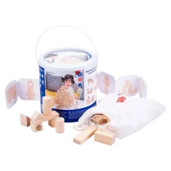 Houten Bouwplankjes Naturel, 84st.