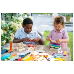 Houten Bouwplankjes, 200st.