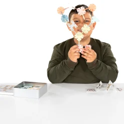 Houten Bouwschijfjes in Opbergbox, 60dlg.