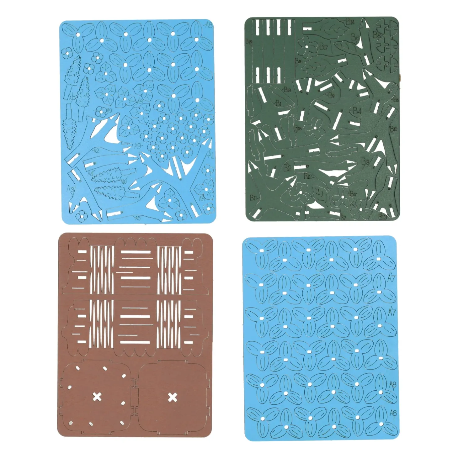 Houten 3D Bouwpakket Hyacint - 115dlg.