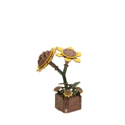 Houten 3D Bouwpakket Zonnebloemen - 121dlg.