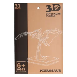 Houten 3D Puzzel Dinosaurus