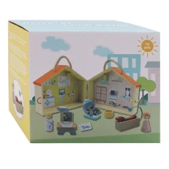 Houten Dierenarts Speelset, 13dlg.
